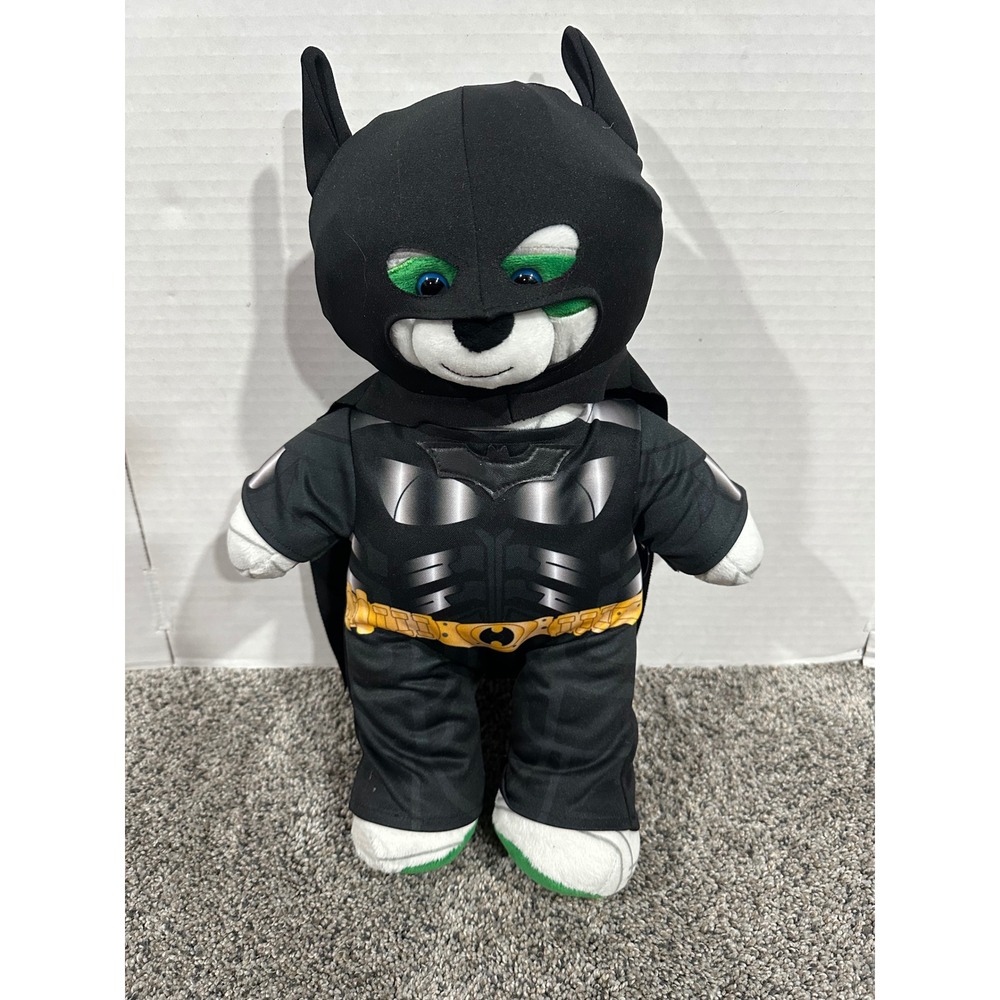 Plush Build-A-Bear Workshop Unisex Black New Batman Costume Cape